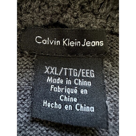 Calvin Klein Grey Turtleneck Sweater Woman's Size 2X  Stretch Minimal Cozy - Picture 2 of 16